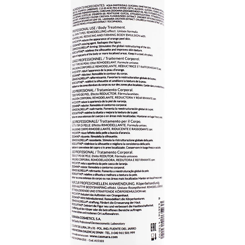 Casmara Specific Care Body Sculptor Cream 500ml - crema corpo intensiva liporiducente rassodante