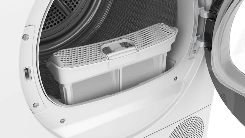 Bosch WQG233d1II Serie 6 Asciugatrice A Libera Installazione 8 Kg, Pompa Di Calore, Auto Dry, Filtro Easy Clean, Classe C, Bianco