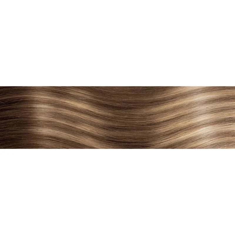 She extension con cheratina effetto Balayage naturali lisce 55/60cm HEX8012B