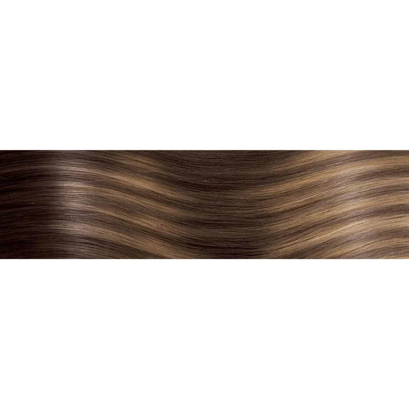 She extension con cheratina effetto Balayage naturali lisce 55/60cm HEX8012B