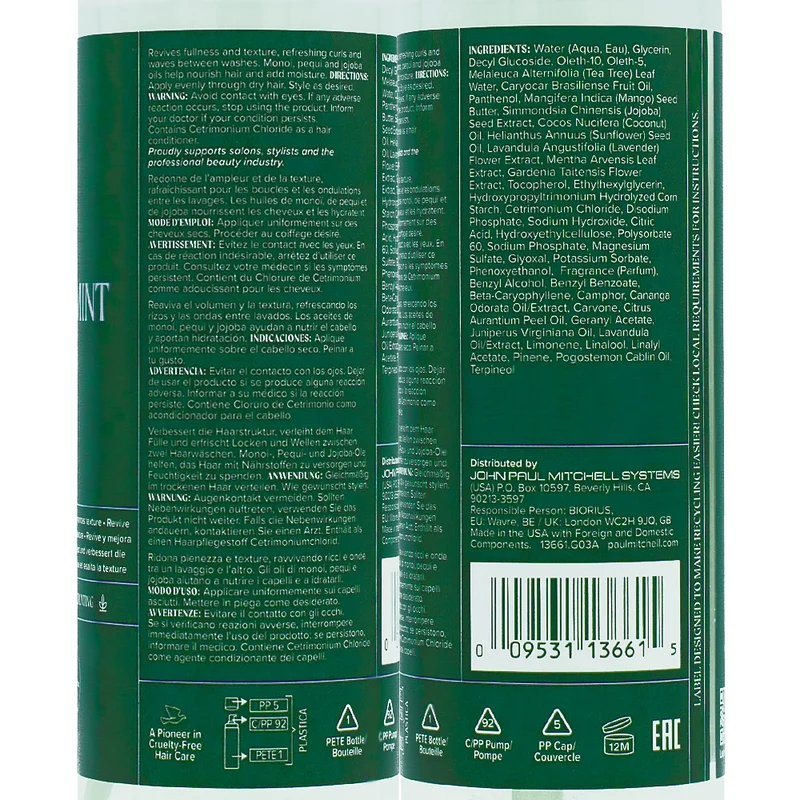 Paul Mitchell Lavender Mint Curl Refresh Foam 200ml - schiuma rivitalizzante per ricci