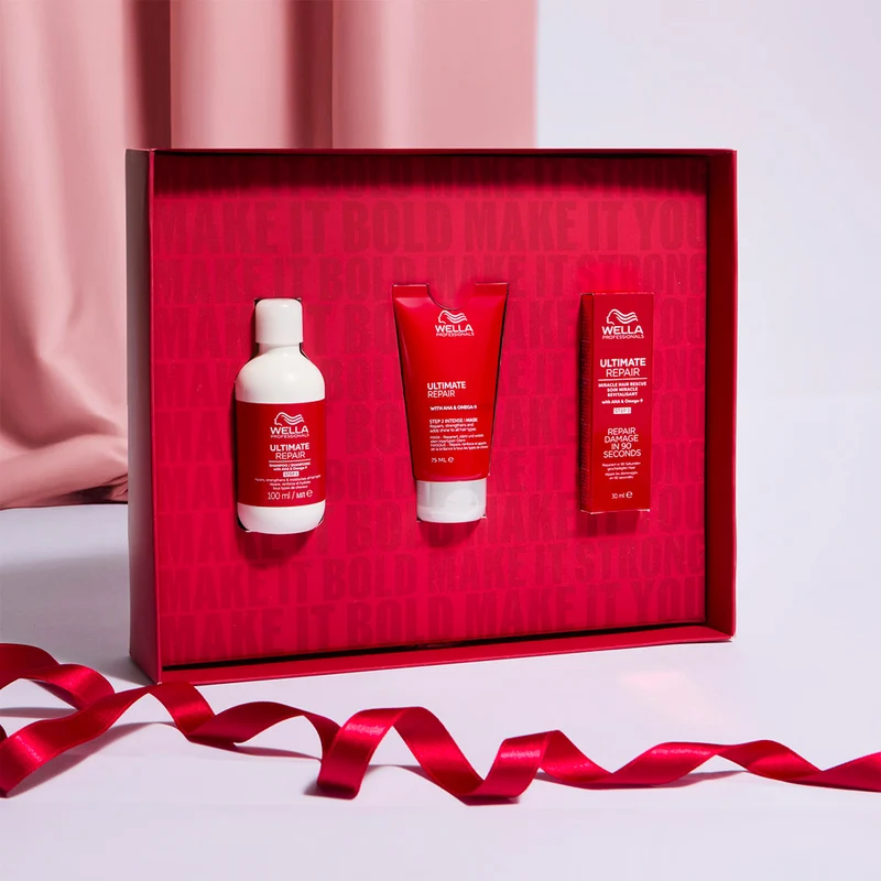 Wella Professionals Ultimate Repair Cofanetto Shampoo, Maschera e Miracle Hair Rescue 100ml+75ml+30ml