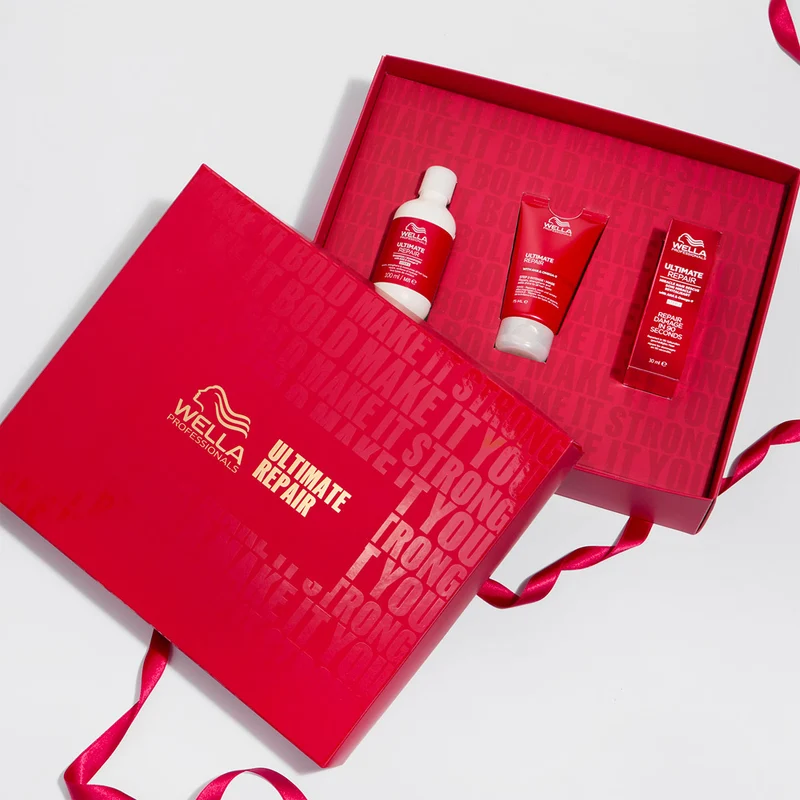 Wella Professionals Ultimate Repair Cofanetto Shampoo, Maschera e Miracle Hair Rescue 100ml+75ml+30ml