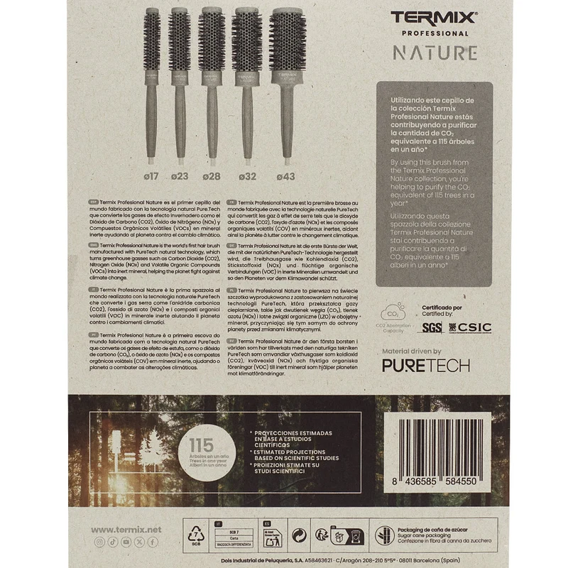 Termix Nature Kit - spazzole da piega