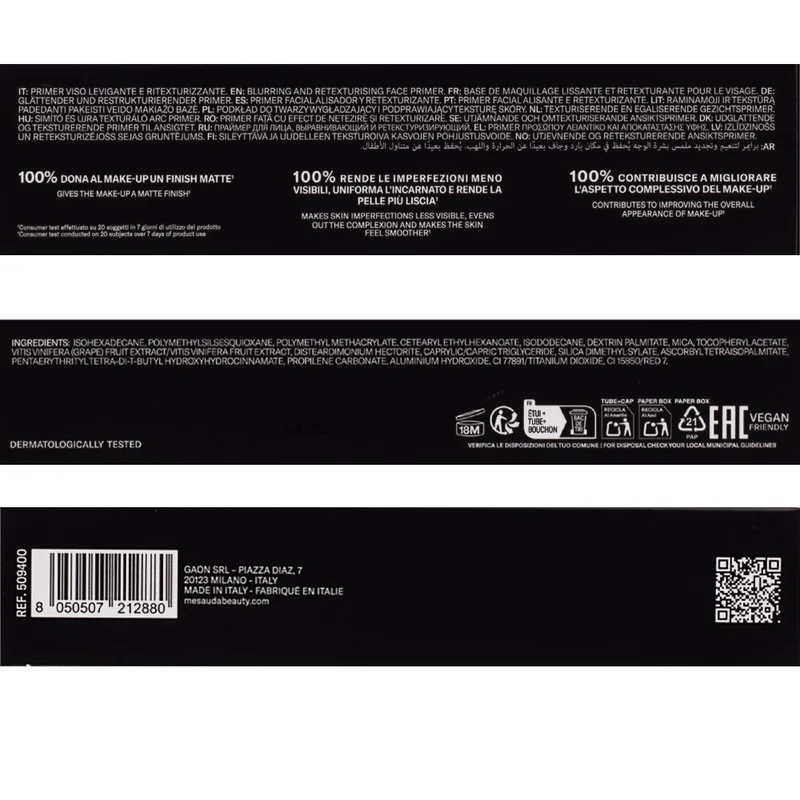Mesauda Beauty Chrono Flawless Primer 30ml - primer cremoso