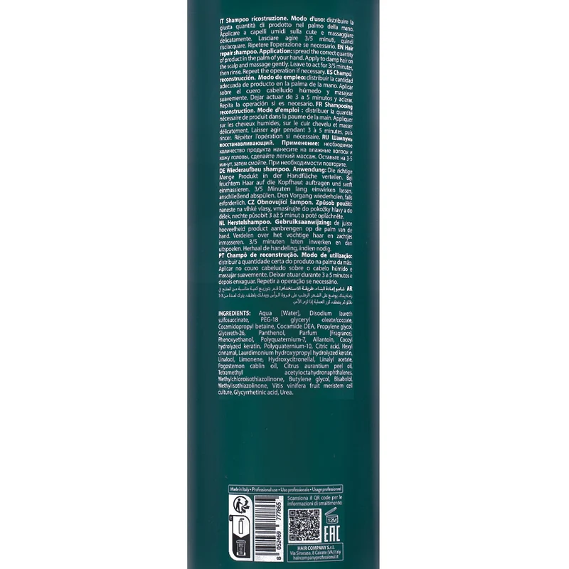 Hair Company Double Action Hair Repair Shampoo 1000ml - shampoo riparatore