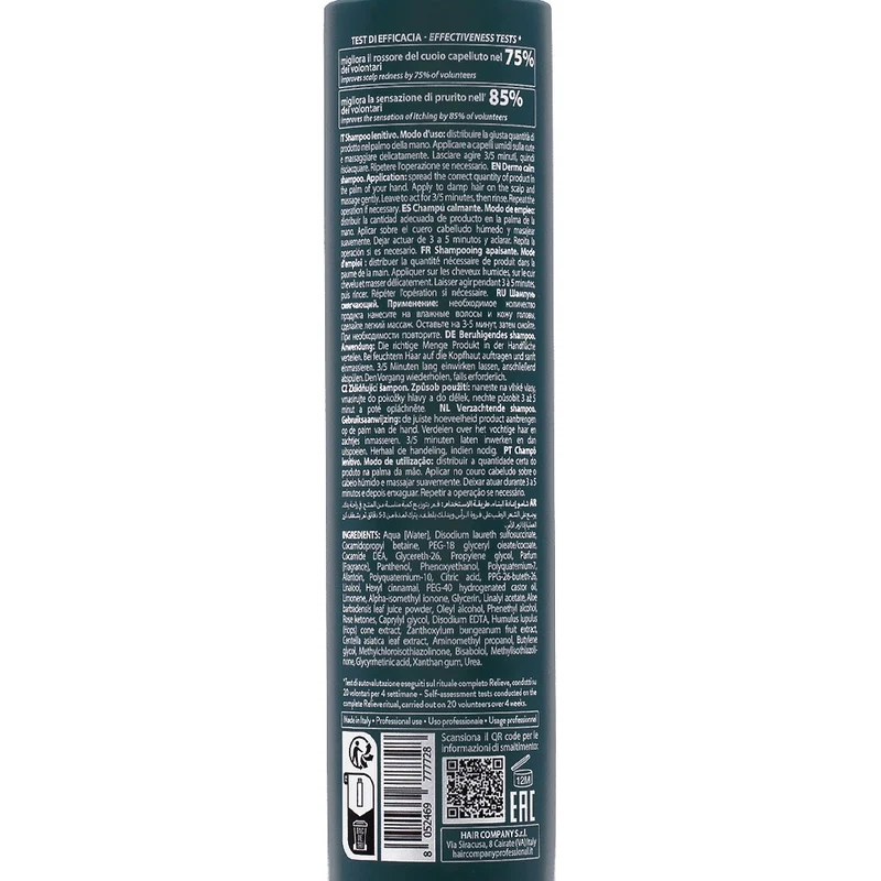 Hair Company Double Action Dermo Calm Shampoo 250ml - shampoo lenitivo