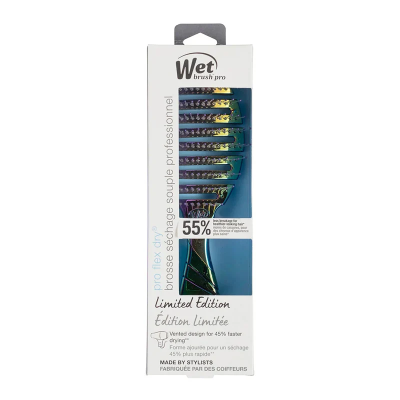 WetBrush Flex Dry Iridiscent Icon Purple - spazzola flessibile