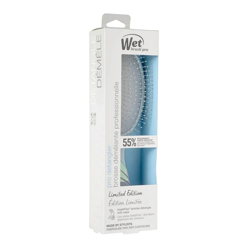 WetBrush Pro Original Detangler Iridescent Icon Silver - spazzola scioglinodi