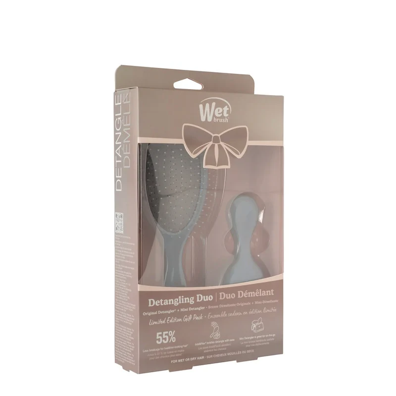 Wetbrush Detangling Duo Chrome - cofanetto spazzole