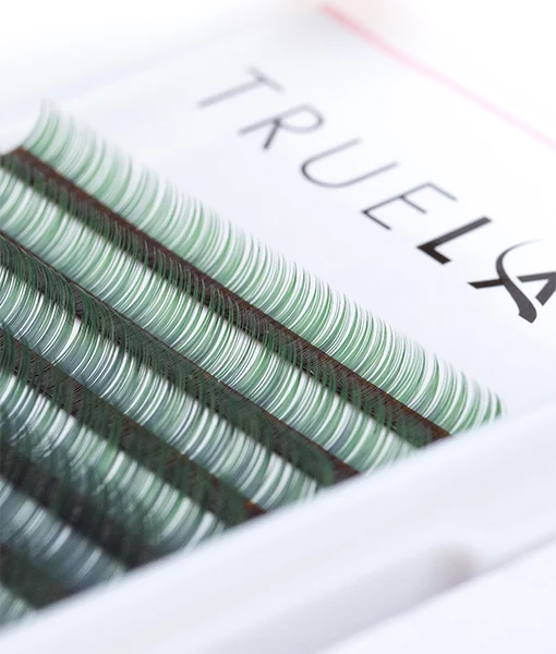 True Lash Ciglia One to One mixed verde C 0,15 mm 6 - 13