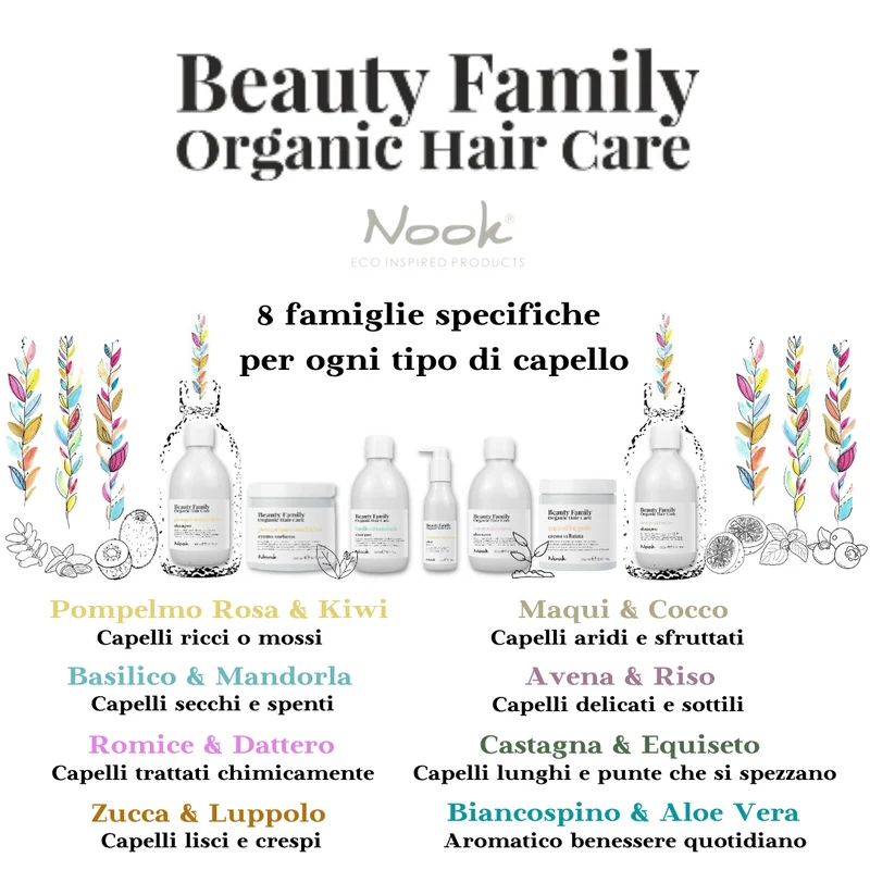 Nook Beauty Family Linfa Castagna & Equiseto Leave-in