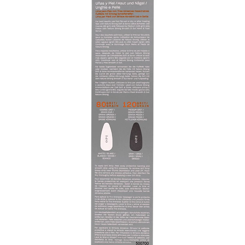 OPI Foot File With Disposable Grit Strips - lima piedi