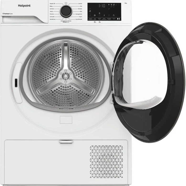 Hotpoint Ariston HPT 113D BS IT, Capacità 11kg, classe D, EasyIron, PetHair Removal | Profondità mobile 60cm
