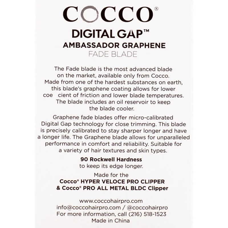 Cocco Ambassador Digital Gap Clipper Fade Blade - lama di ricambio