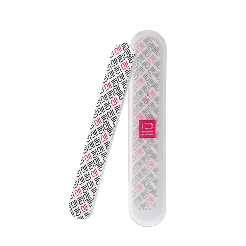 ilū Nail File Medium Pocked Grid 240/240 - kit di lime