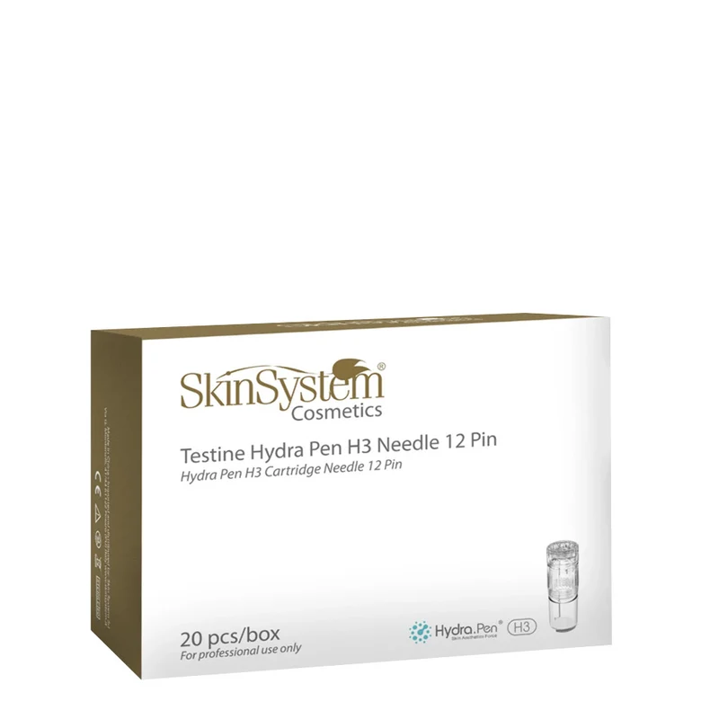 SkinSystem Hydra Pen H3 Cartridge Needle 12 Pin - testine per dispositivo hydrapen