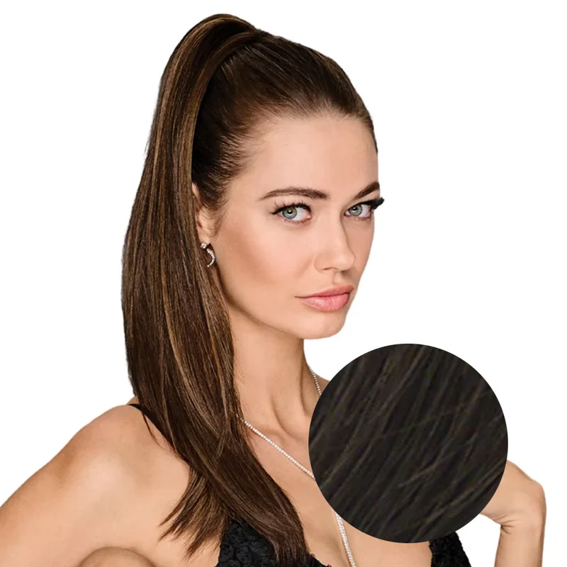 Hairdo Coda Liscia R6 Castano Medio 53cm
