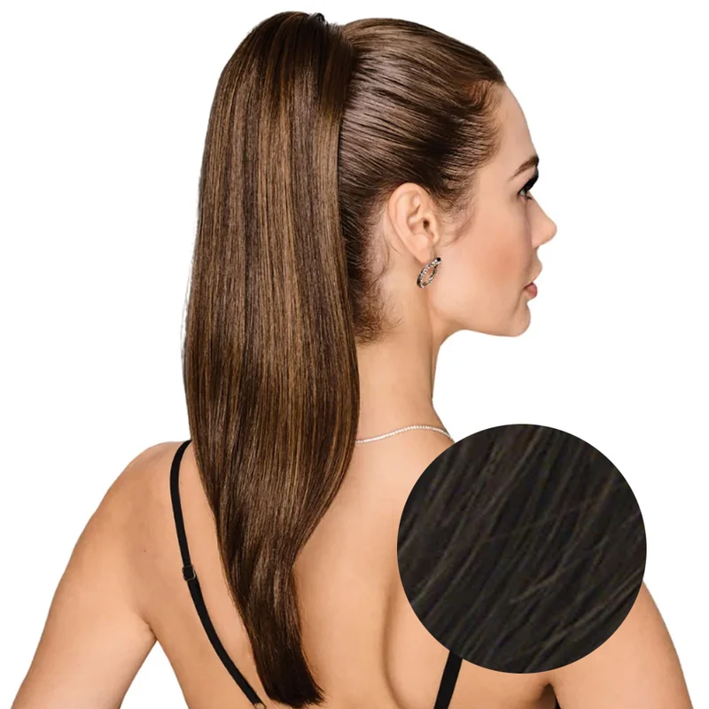 Hairdo Coda Liscia R6 Castano Medio 53cm