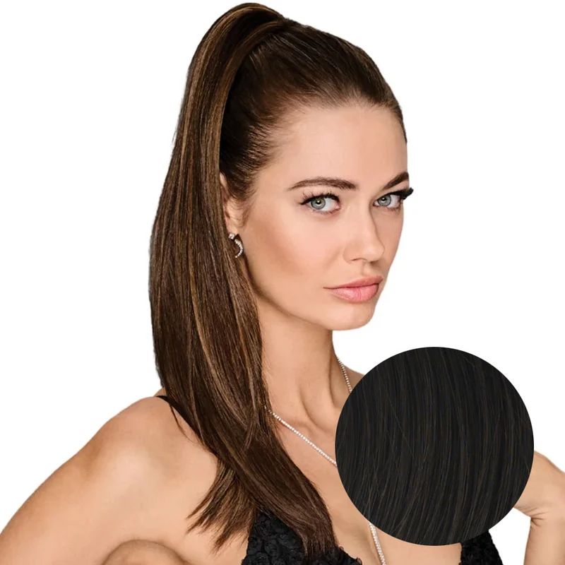 Hairdo Coda Liscia R4 Castano Scuro 53cm