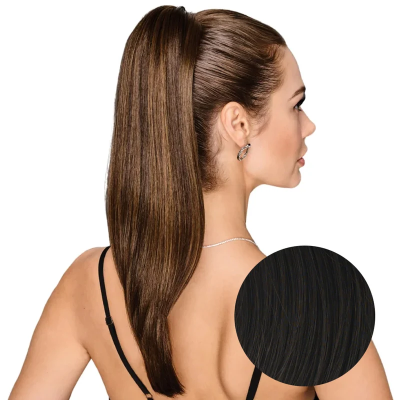 Hairdo Coda Liscia R4 Castano Scuro 53cm