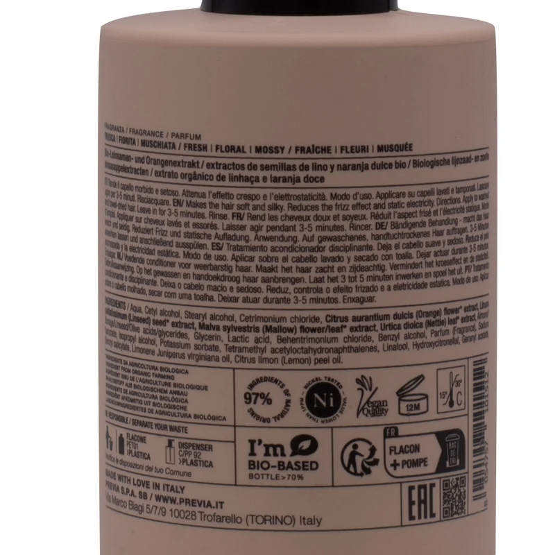 Previa Smoothing Taming Conditioner 200ml - balsamo anticrespo