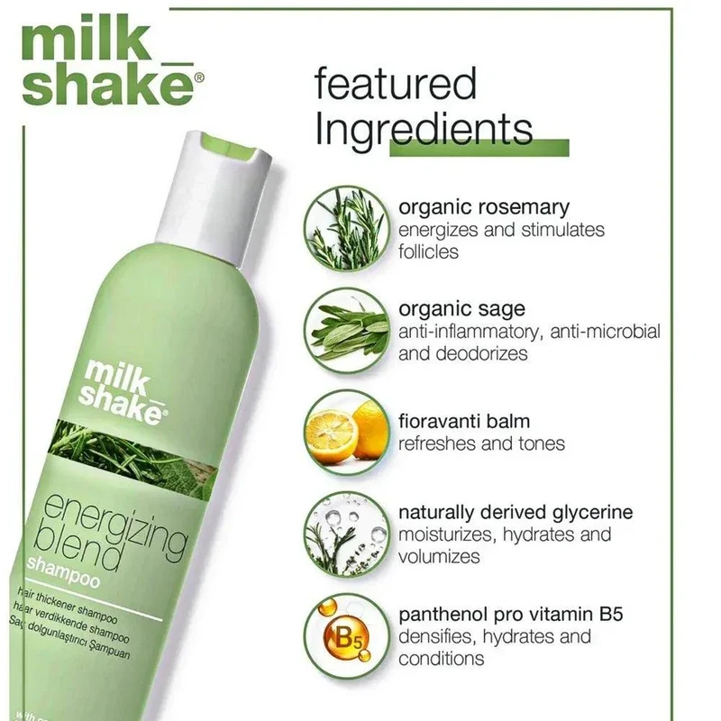 Milk Shake Energizing Blend Shampoo energizzante 300ml