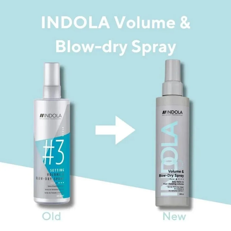 Indola Volume & Blow-dry Spray volumizzante capelli fini 200ml