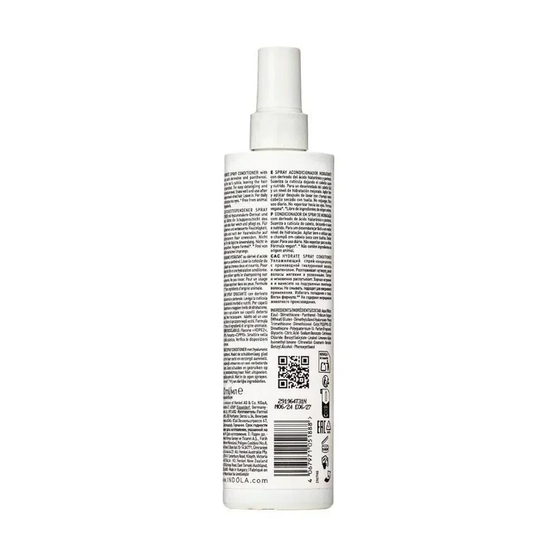 Indola Hydrate Spray Conditioner capelli secchi 300ml