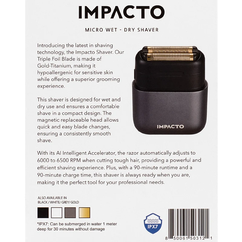 Cocco Impacto Shaver Grey - tagliacapelli e tagliabarba