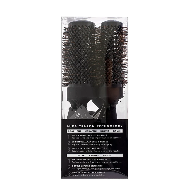 Cocco Aura Brush Set Black 4pz - set di spazzole
