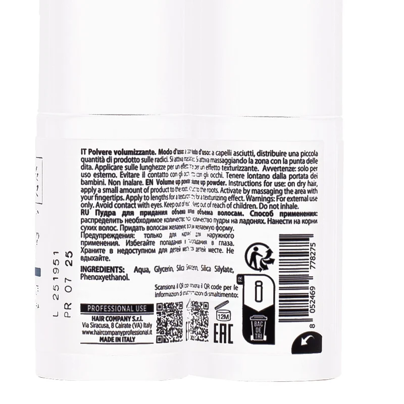 Hair Company Inimitable Style Density3 Volume Up Powder 7gr – polvere volumizzante per capelli fini