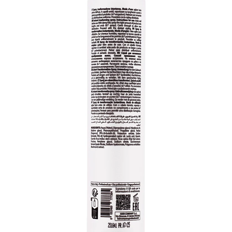 Hair Company Inimitable Style Instant Trasforming Spray 250ml - spray effetto lifting istantaneo