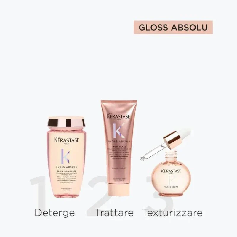Kérastase Gloss Absolu Kit Trio Anticrespo 3 Prodotti