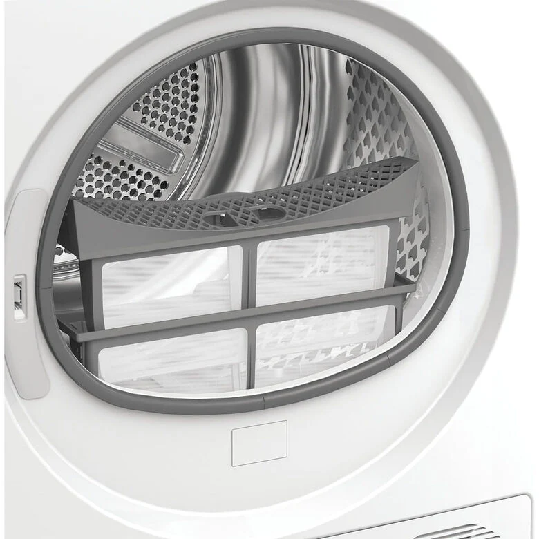 Whirlpool C WD R49M WBS IT Asciugatrice A Libera Installazione 9 Kg, Pompa Di Calore, Tecnologia 6° Senso, Quiet Mode, Classe C, Bianco