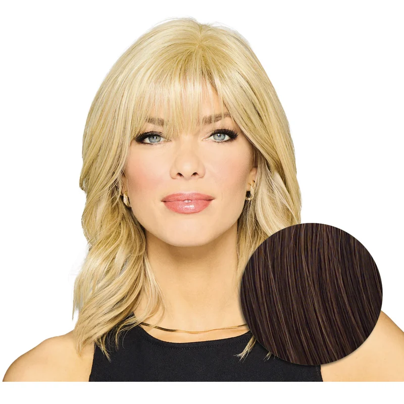 Hairdo Topper Stylish Wave R6/30H Castano Medio Ramato - toupet con onde