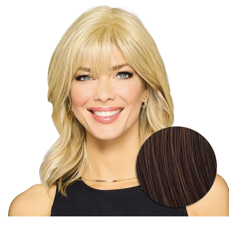 Hairdo Topper Stylish Wave R6/30H Castano Medio Ramato - toupet con onde