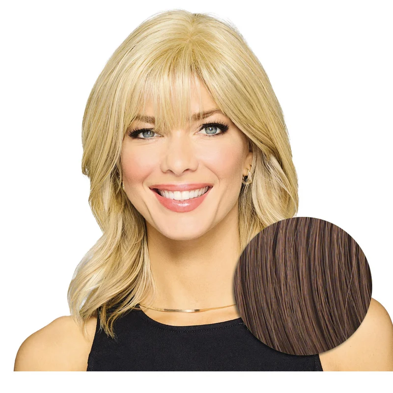 Hairdo Topper Stylish Wave R830 Castano Chiaro Dorato - toupet con onde