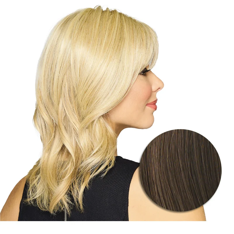 Hairdo Topper Stylish Wave R10 Castano Chiaro - toupet con onde