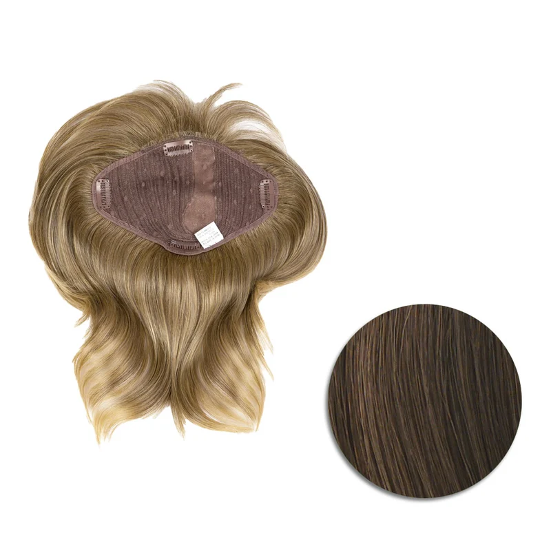Hairdo Topper Stylish Wave R10 Castano Chiaro - toupet con onde