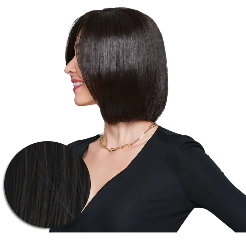 Hairdo Topper Top It Off R2 Nero - toupet con clip removibili