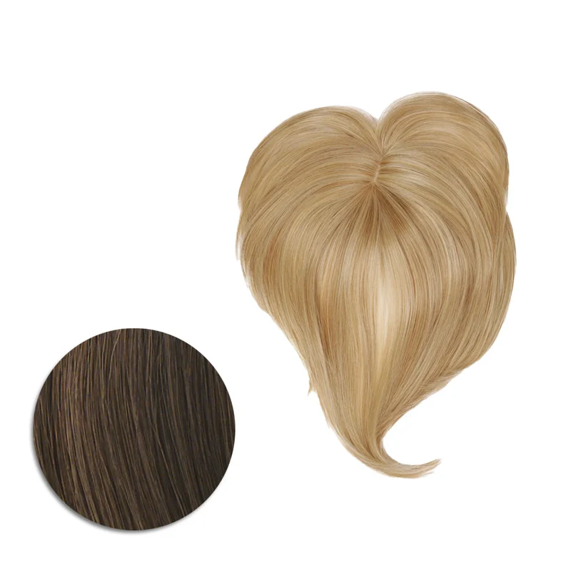 Hairdo Topper Top It Off R10 Castano Chiaro - toupet con clip removibili