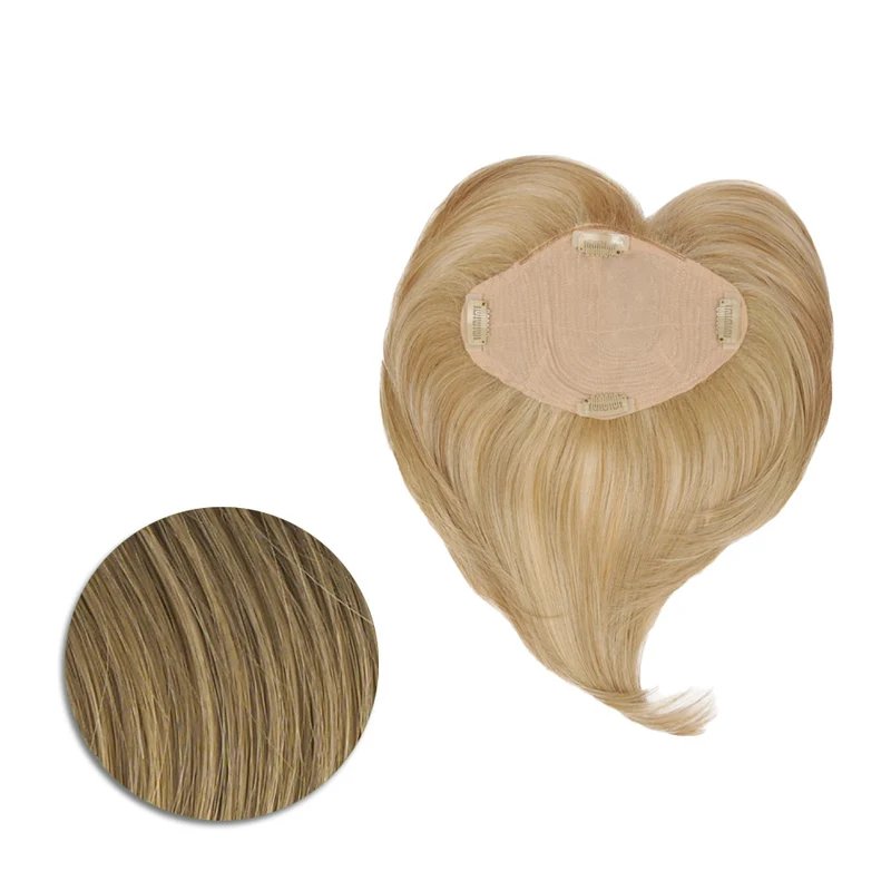 Hairdo Topper Top It Off R4 Biondo Scuro - toupet con clip removibili