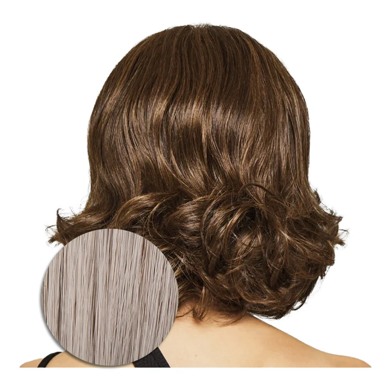 Hairdo Bombshell Bob Parrucca Grigio Chiaro - parrucca taglio medio