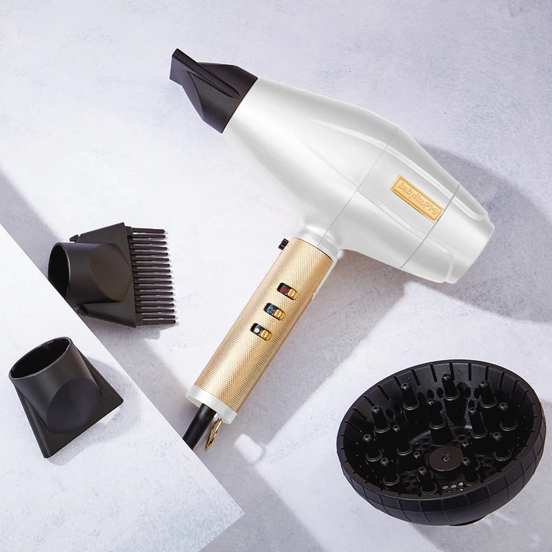 Babyliss Pro 4Artist WhiteFx Asciugacapelli FXBDG1E- asciugacapelli digitale da 2200W