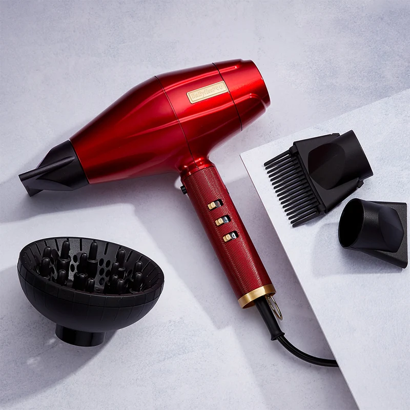 Babyliss Pro 4Artist RedFx Asciugacapelli FXBDG1E- asciugacapelli digitale da 2200W