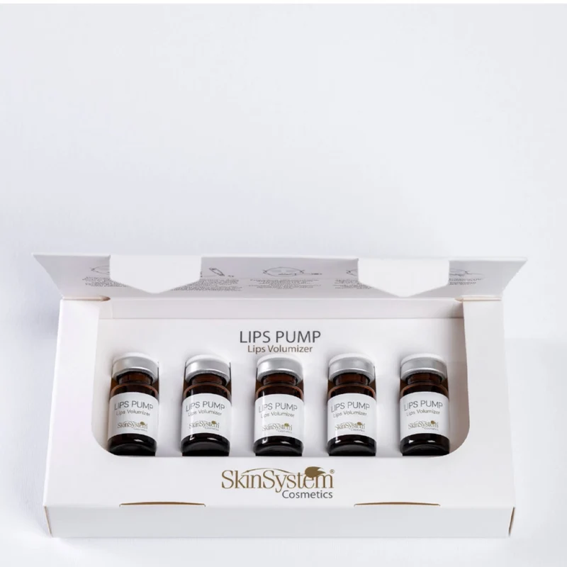 SkinSystem Lips Pump - Lips Volumizer 5 fiale - trattamento rimpolpante e volumizzante labbra