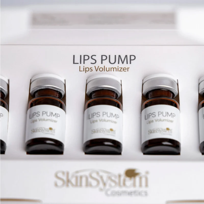SkinSystem Lips Pump - Lips Volumizer 5 fiale - trattamento rimpolpante e volumizzante labbra