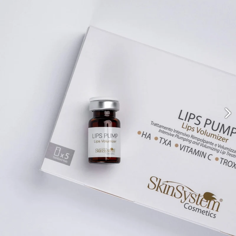 SkinSystem Lips Pump - Lips Volumizer 5 fiale - trattamento rimpolpante e volumizzante labbra