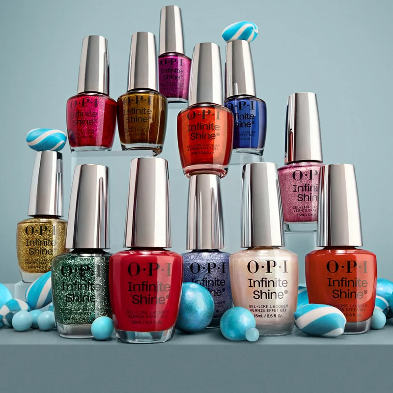 OPI Infinite Shine Holiday 25 Good Enough To Treat Have a Brittle Fun 15ml - smalto a lunga durata